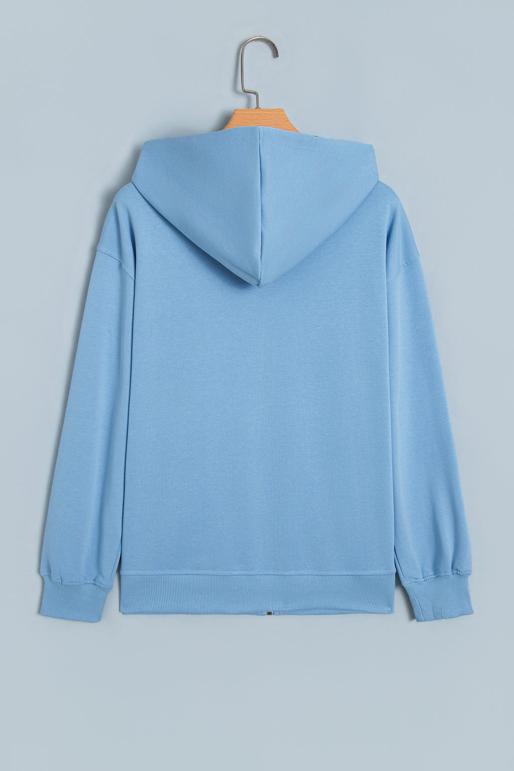 Parchment Polka Dot Hooded Zip-Up Sweatshirt