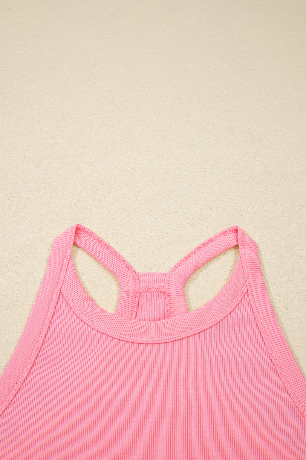 Green Slim Tank Top Elastic Waist Mini Skort 2pcs Outfit